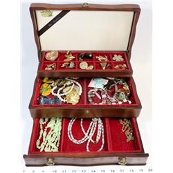 JEWELRY BOX FILLED, ESTATE CLEANOUT