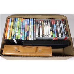 LOT OF ASSORTED PS2, PS3 GAMES  AND DVDS