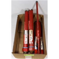 5 ASSORTED HILTI CORING BITS