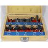 Image 1 : MASTERCRAFT 10PC ROUTER BIT SET