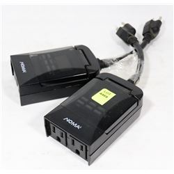 LOT OF TWO NOMA OUTDOOR TIMERS