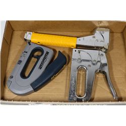 FLAT OF ASSORTED STAPLERS