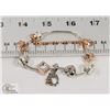 Image 1 : NEW! PANDORA STYLE 925 SILVER CHARM BRACELET