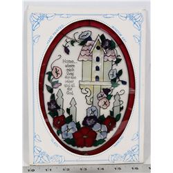 STAINED GLASS WINDOW HANGER
