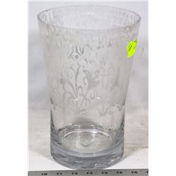 LARGE PARTY LITE CRYSTAL VASE