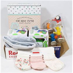 BOX OF BABY ITEMS