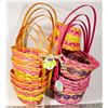 Image 1 : LARGE BUNDLE OF NEW BAMBOO EASTER BASKETS