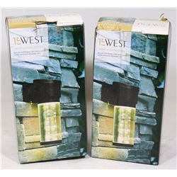 SEALED SET OF 2 SOLAR POWERED