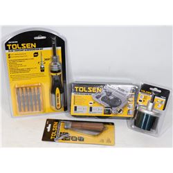 SEALED SET OF 4 TOLSEN ITEMS