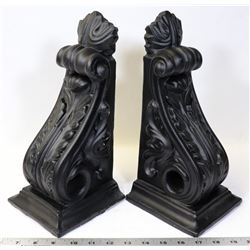 SET OF LARGE WALL SCONES 12" TALL