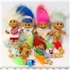 Image 1 : VINTAGE SET OF 12 TROLLS