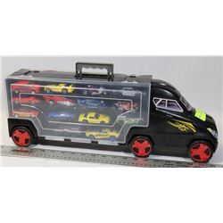 HOT WHEELS TRANSPORT FULL OF CARS