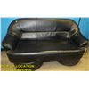Image 1 : "MAN CAVE" LEATHERETTE LOVESEAT WITH TIRE & RIM