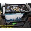 Image 1 : SHOP WORK CART WITH ASSORTED TOOLS & MORE