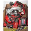 Image 1 : BOX OF MILWAUKEE POWER TOOLS & CHARGERS