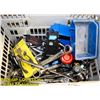 Image 1 : BASKET FULL OF ASSORTED SOCKETS, WRENCHES & MORE