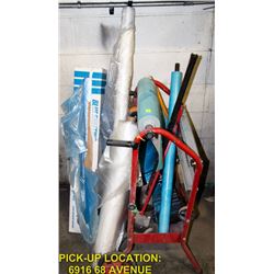 SHOP UTILITY CART INCL. AUTOMOTIVE MASKING PAPER