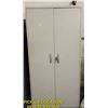 Image 1 : 2 DOOR METAL LOCKING CABINET WITH CONTENTS