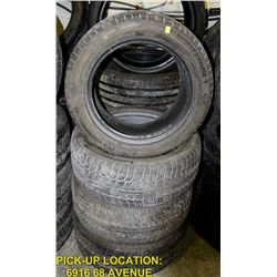 SET OF 4 SNOWMASTER TIRES 235/55 R17