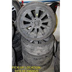 SET OF 4 HERCULES RAPTIS TIRES AND RIMS 225/40