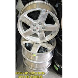 SET OF 4 PONTIAC RIMS 16 X 6.0