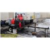 Image 1 : 8FT X 6FT FLAT DECK TRAILER, INCLUDES ALL ITEMS
