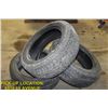 Image 1 : LOT OF 3 UNMATCHED TIRES