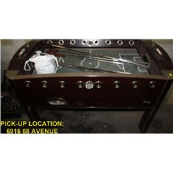 SPORTCRAFT FOOSEBALL TABLE, REQUIRES SOME