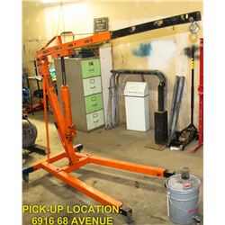STRONGARM SHOP CRANE, MODEL #205A, 4400LBS