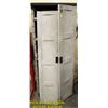 Image 1 : SUNCAST PLASTIC 2 DOOR STORAGE CABINET WITH