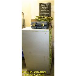FILE CABINET, 2 DOOR CABINET WITH CONTENTS