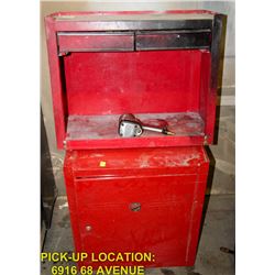 LOT OF 2 TOOL CABINETS & A  1/2" AIR IMPACT