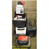 Image 1 : ASSORTED LOT OF STOOLS, TOOL CASES, AND MORE