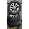 Image 1 : SET OF 4 TIRES & 5 BOLT RIMS, CONTINENTAL CROSS