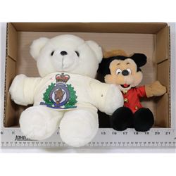 RCMP STUFFED ANIMAL SET