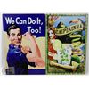 Image 1 : LOT OF TWO NEW! 12" X 8" METAL SIGNS