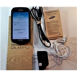 4)  SAMSUNG GALAXY S4 CELL PHONE,