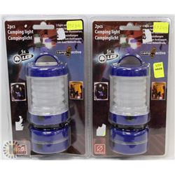 LOT OF 4 NEW! LED CAMPING LIGHTS