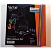 Image 2 : 17)  VIVITAR MICROSCOPE SET