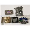Image 1 : FLAT OF ASSORTED BELT BUCKLES
