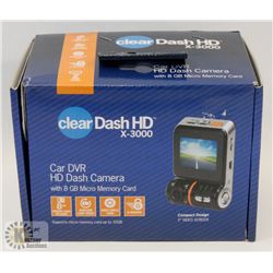CLEAR DASH HD DASH CAMERA 1080P