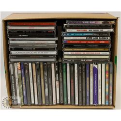 BOX OF 50 CDS INCLUDING MADONNA, JUSTIN TIMBERLAKE