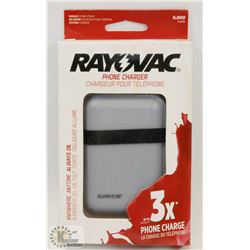 NEW RAYOVAC POWER BANK 6000 MAH