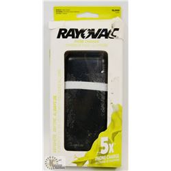 RAYOVAC 10000MAH POWER BANK 5X PHONE CHARGE
