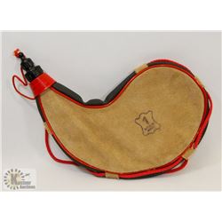 VINTAGE SPANISH LEATHER WATER JUG
