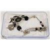 Image 1 : BLACK AND SILVER ESSENCE FASHION NECKLACE