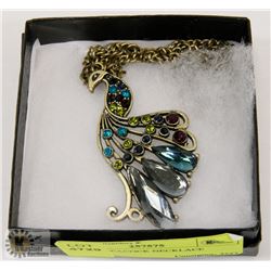 ESTATE PEACOCK NECKLACE