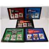 Image 1 : LOT OF 5 FRAMED HOCKEY CARD PICTURES INCL EDMONTON