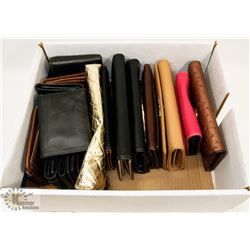 FLAT OF ASSORTED WALLETS