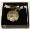 Image 1 : NEW BRONZE POCKET WATCH WITH CHAIN